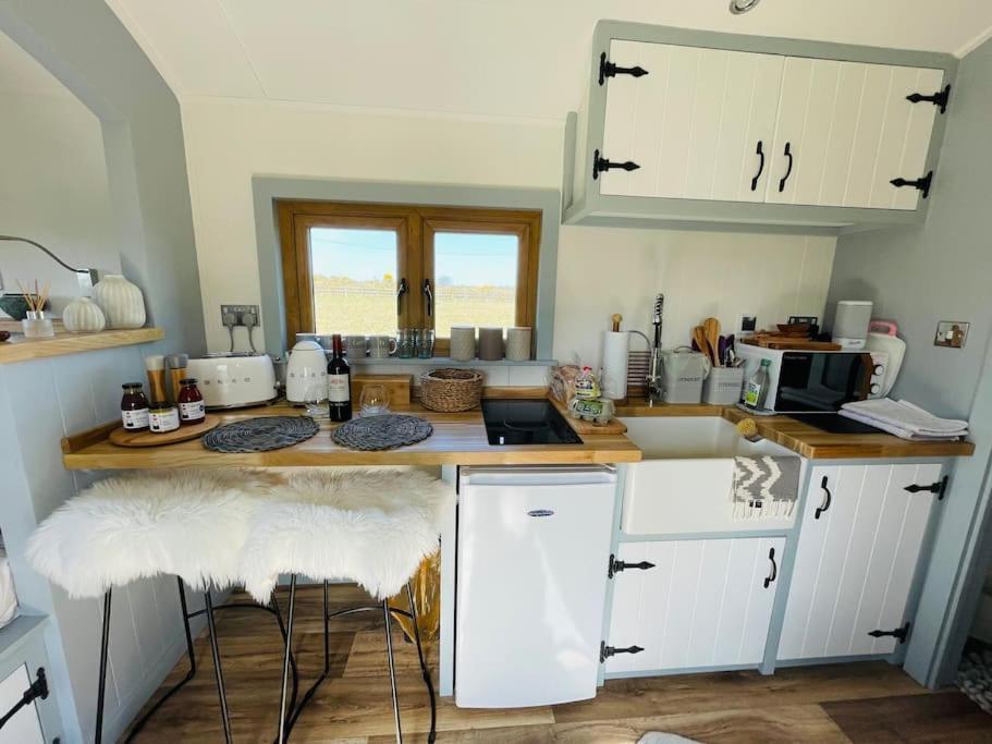 The Hut@Trefechan Wen - Coastal Coziness! Goodwick Eksteriør bilde